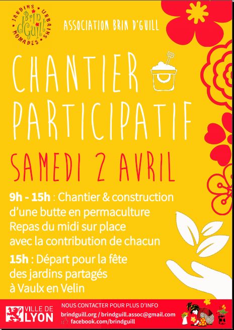 Construction butte en permaculture 2 avril