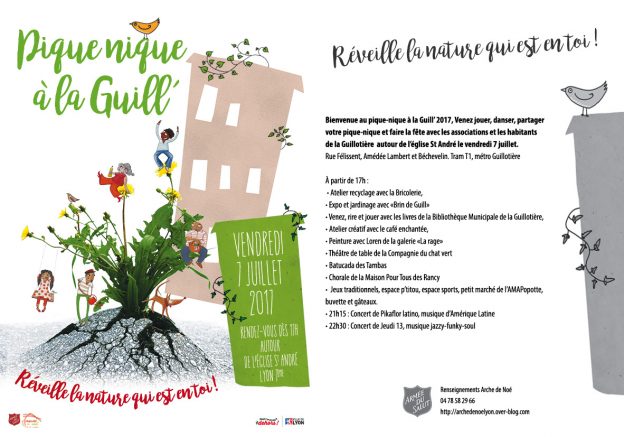 Retrouvez nous au pique nique à la guill !