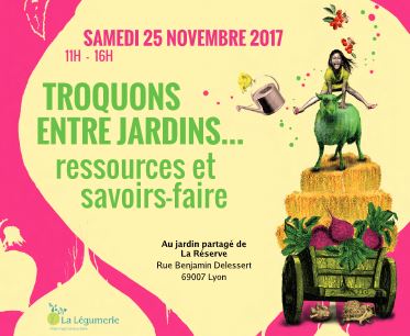 Samedi 25.11 Troc et partage de savoirs à Gerland